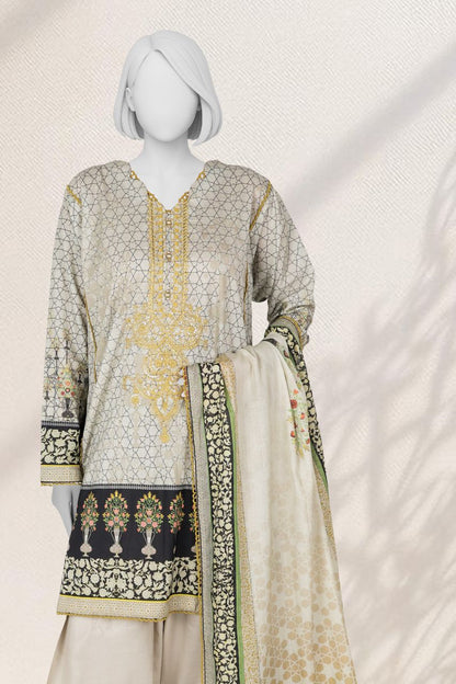 Panjnad by j. Emb Lawn Collection 3PC