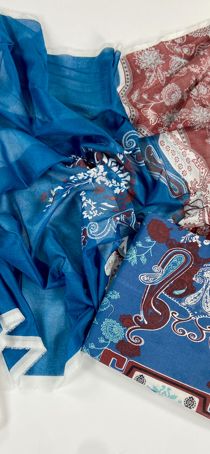 Digital Printed Shirt Dupatta Lawn 2PC