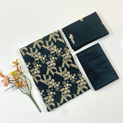 Bareeze Plain Emb Shirt & Trouser Lawn 2PC