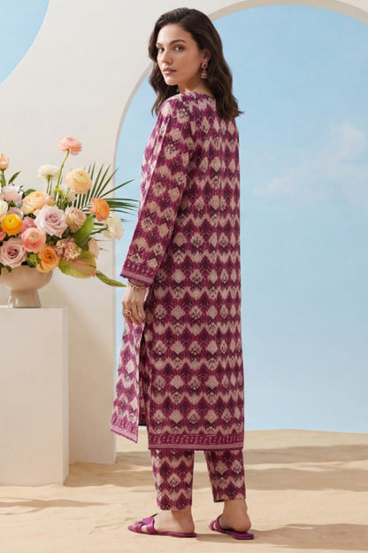 Elaya Platinum Premium Printed Lawn 2PC