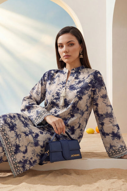 Elaya Platinum Premium Printed Lawn 2PC
