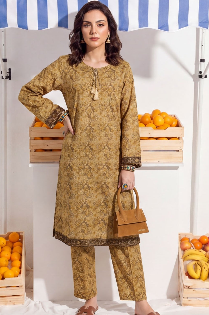 Elaya Platinum Premium Printed Lawn 2PC