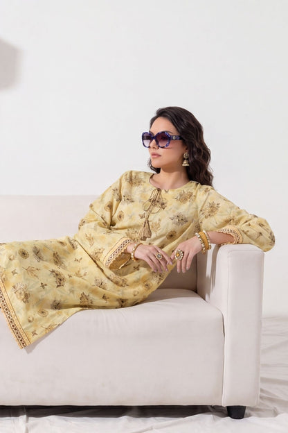 Elaya Platinum Premium Printed Lawn 2PC