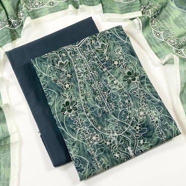 Sapphire Digital Printed & Emb Lawn 3PC