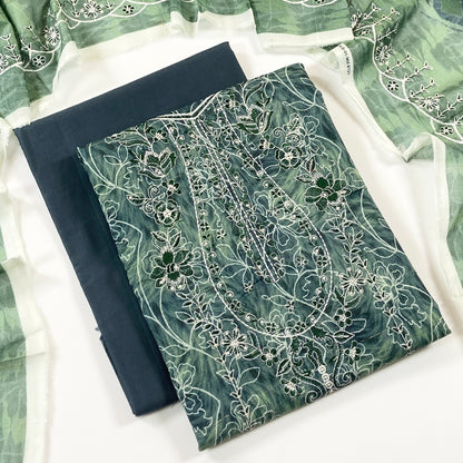 Sapphire Digital Printed & Emb Lawn 3PC