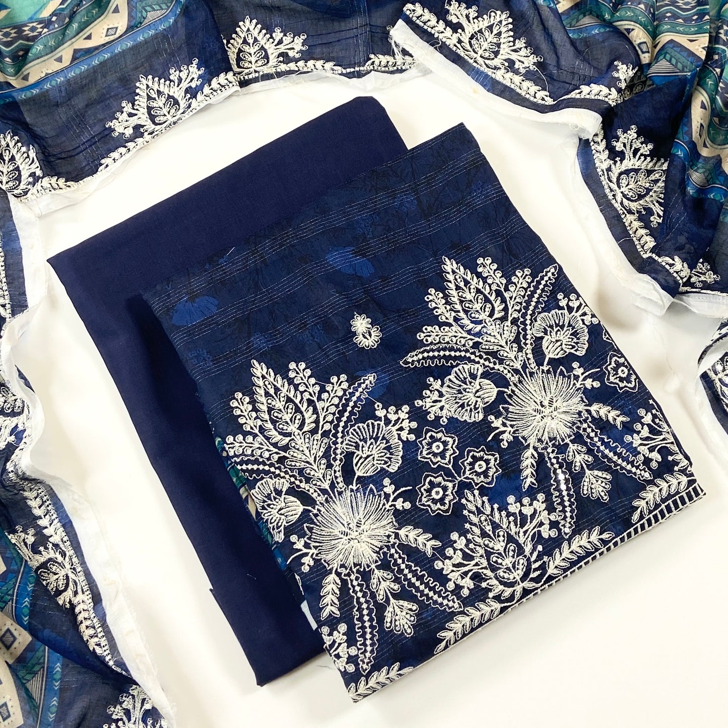 Sapphire Digital Printed & Emb Lawn 3PC