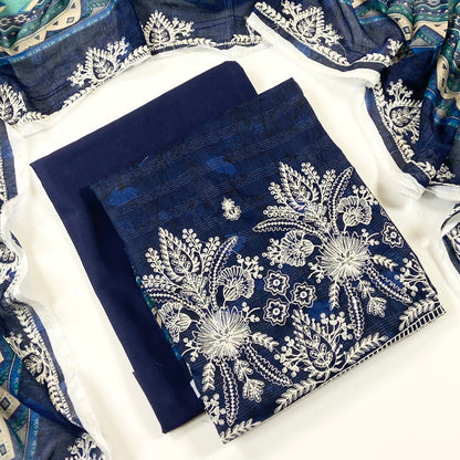 Sapphire Digital Printed & Emb Lawn 3PC