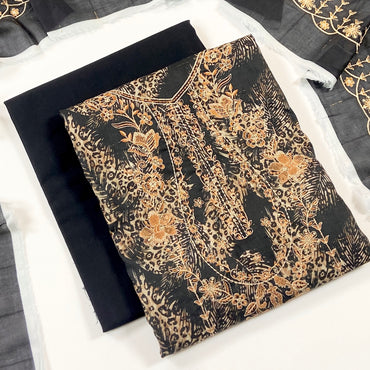 Sapphire Digital Printed & Emb Lawn 3PC