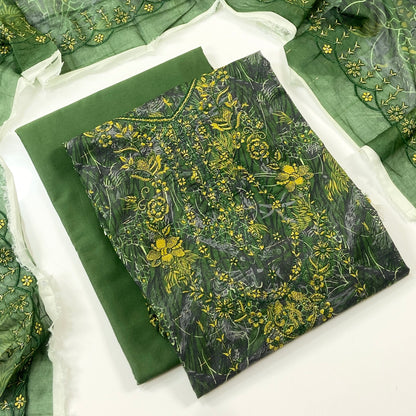 Sapphire Digital Printed & Emb Lawn 3PC