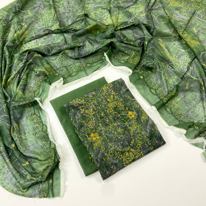 Sapphire Digital Printed & Emb Lawn 3PC