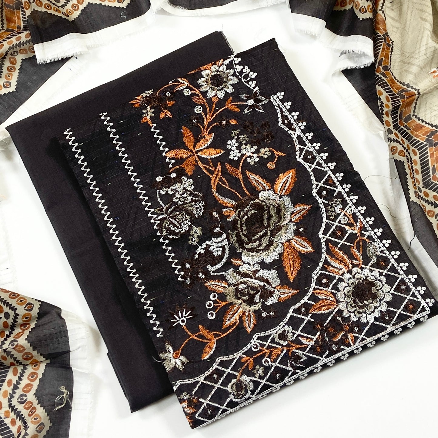 Sapphire Digital Printed & Emb Lawn 3PC