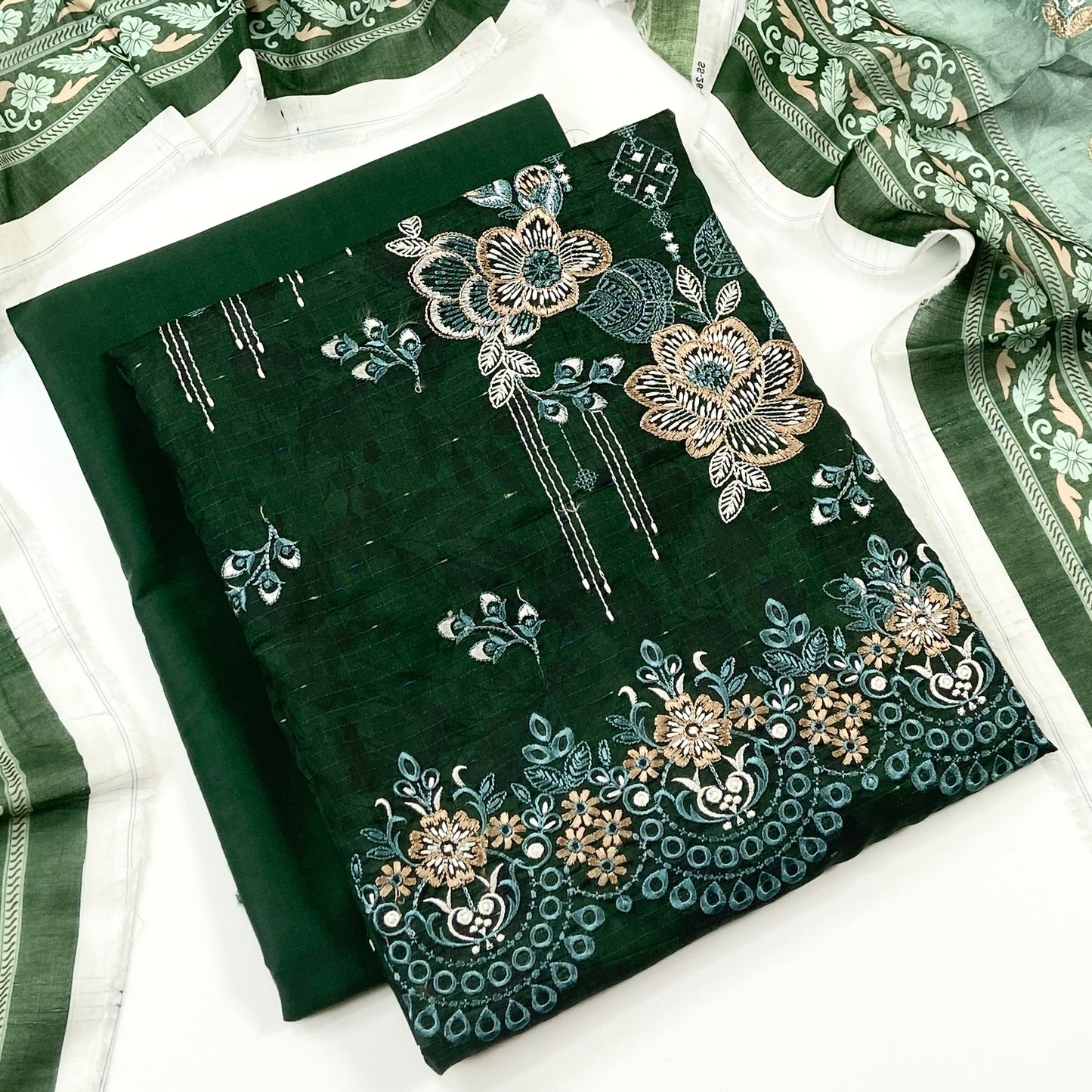 Sapphire Digital Printed & Emb Lawn 3PC