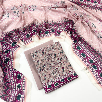 Sapphire Digital Printed & Emb Lawn 3PC