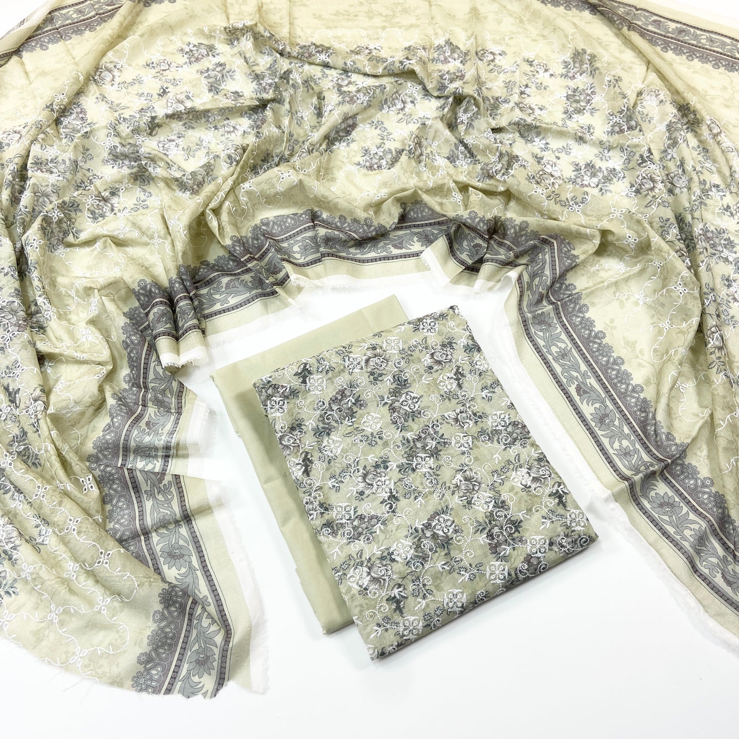 Sapphire Digital Printed & Emb Lawn 3PC