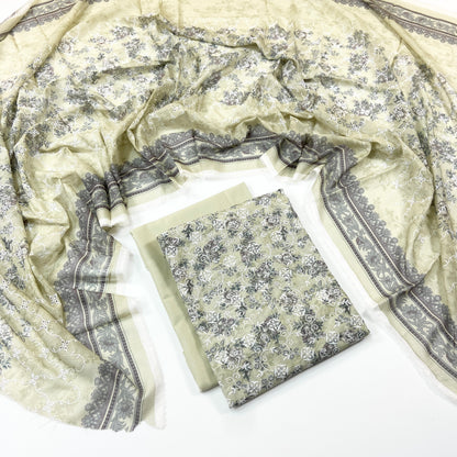 Sapphire Digital Printed & Emb Lawn 3PC
