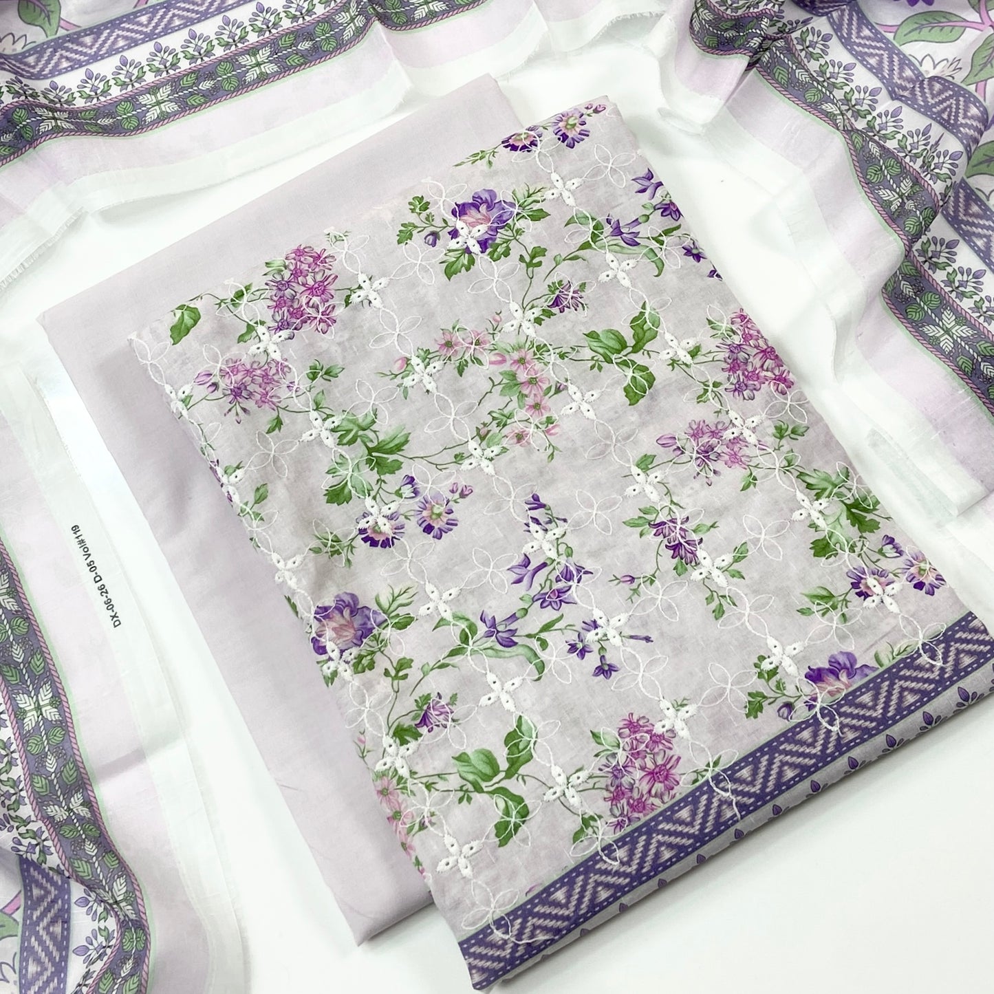 Sapphire Digital Printed & Emb Lawn 3PC