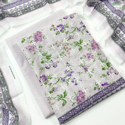 Sapphire Digital Printed & Emb Lawn 3PC