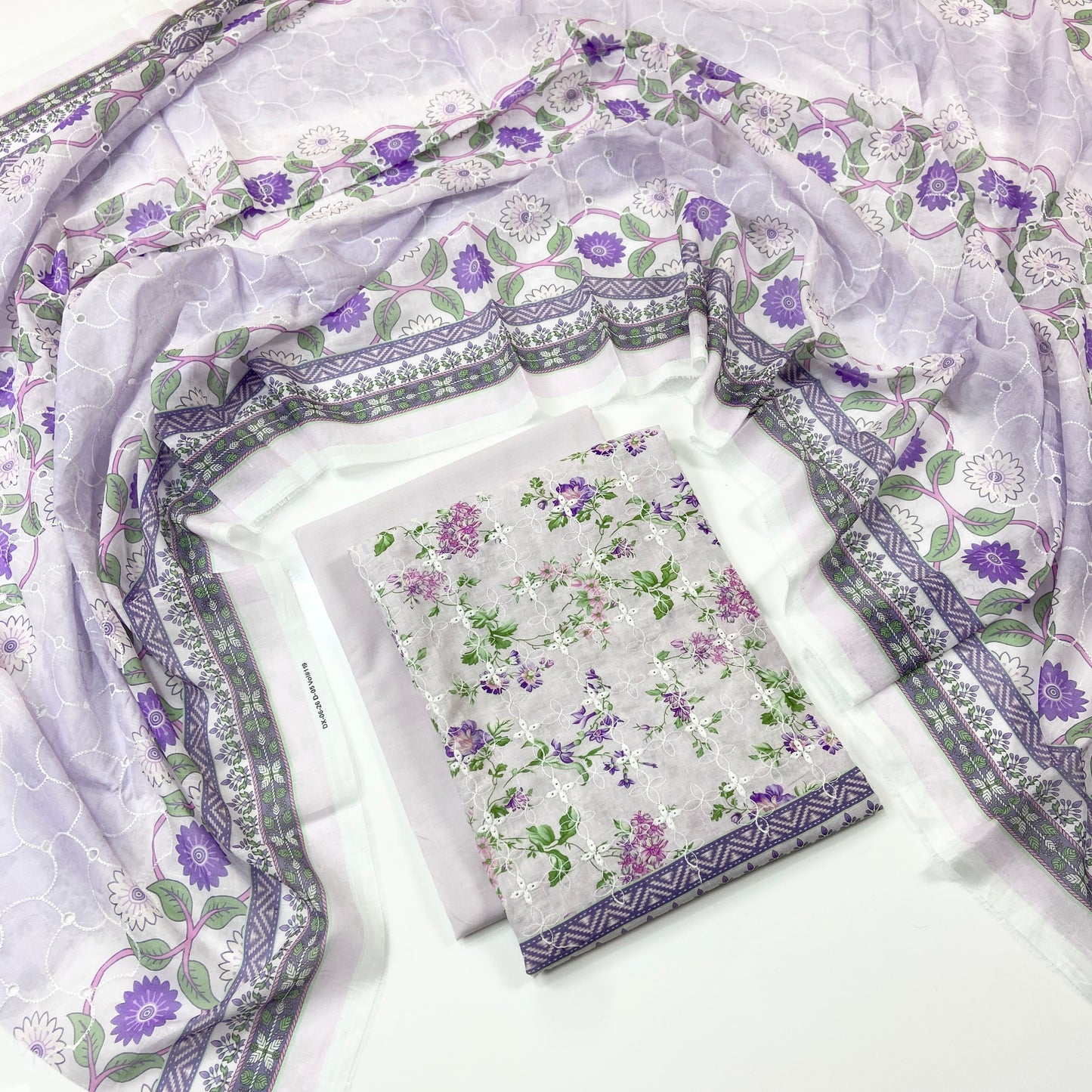 Sapphire Digital Printed & Emb Lawn 3PC
