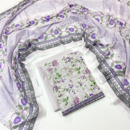 Sapphire Digital Printed & Emb Lawn 3PC