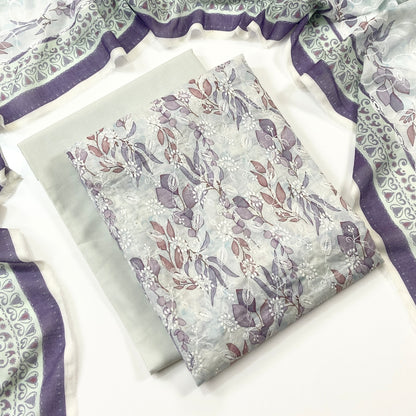 Sapphire Digital Printed & Emb Lawn 3PC