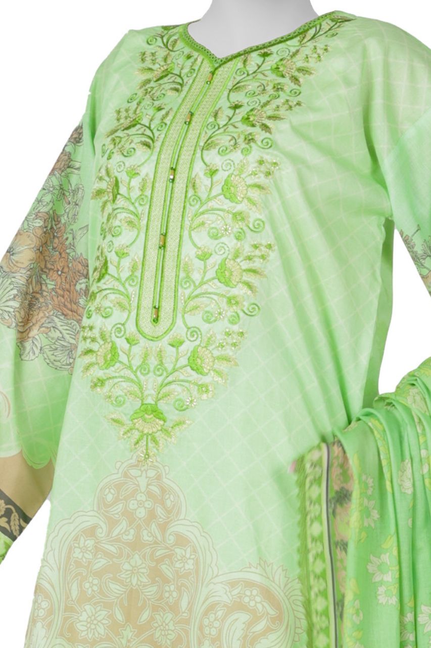 Panjnad by j. Emb Lawn Collection 3PC