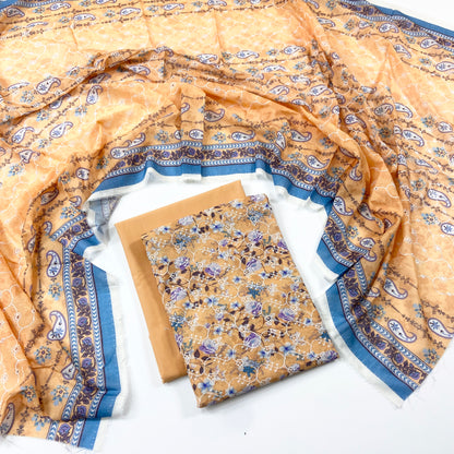 Sapphire Digital Printed & Emb Lawn 3PC