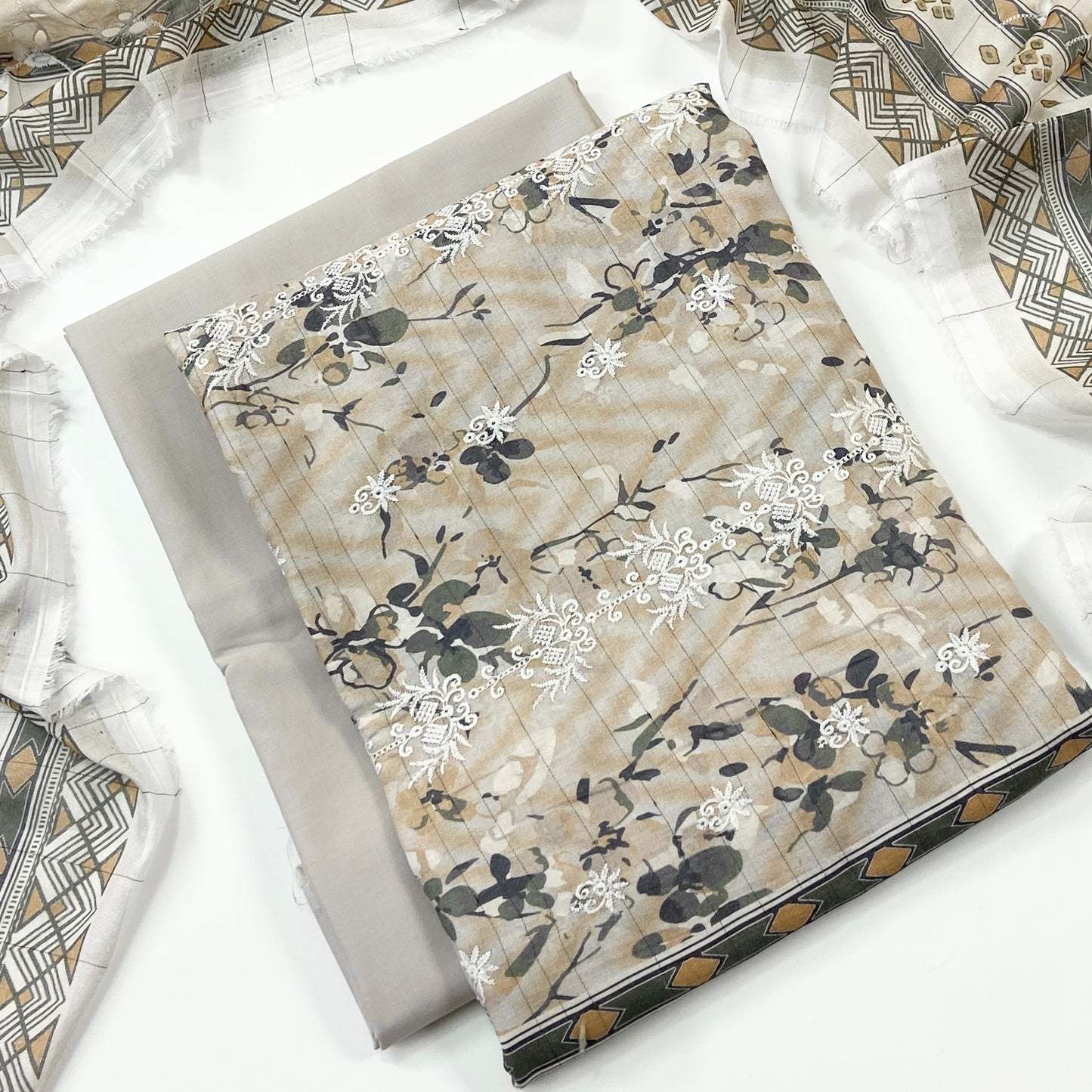 Sapphire Digital Printed & Emb Lawn 3PC