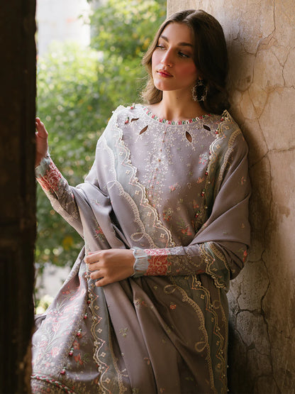 Bin Ilyas Cambric Embroidered 3PC