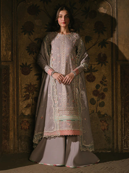 Bin Ilyas Cambric Embroidered 3PC
