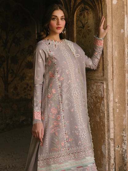 Bin Ilyas Cambric Embroidered 3PC