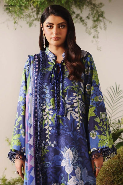 Bloom & Vogue By Naqsh Digital Printed Self Jacquard Viscose 3PC