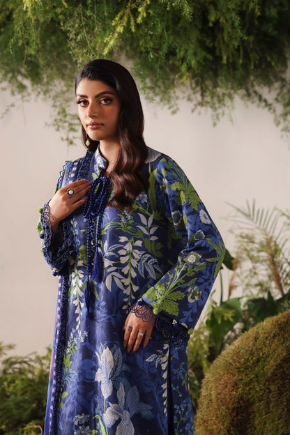 Bloom & Vogue By Naqsh Digital Printed Self Jacquard Viscose 3PC