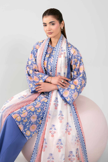 Nishat Digital Printed Lawn 3PC