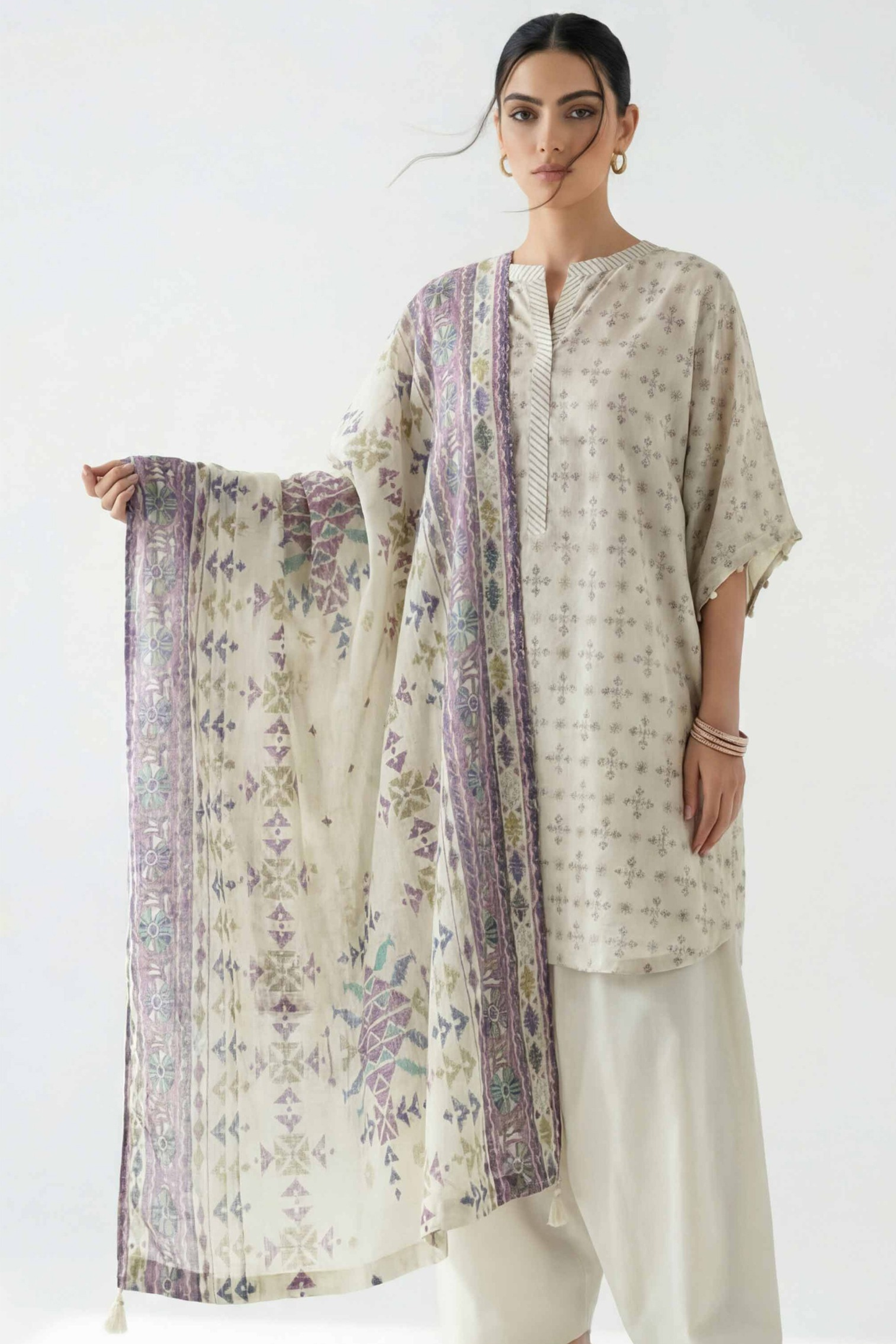 Nishat Digital Printed Lawn 3PC