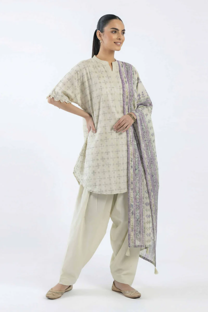 Nishat Digital Printed Lawn 3PC