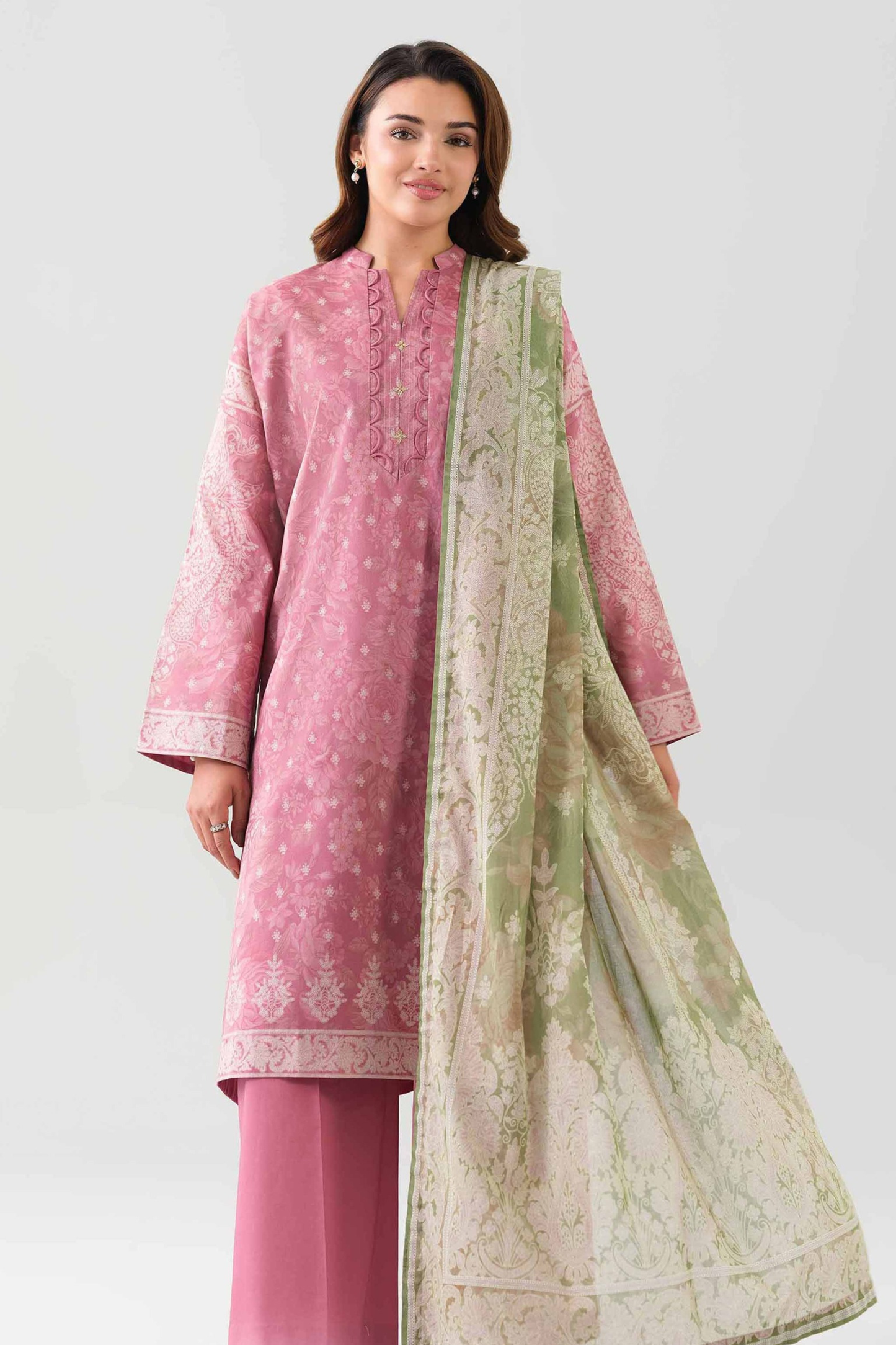 Nishat Digital Printed Lawn 3PC