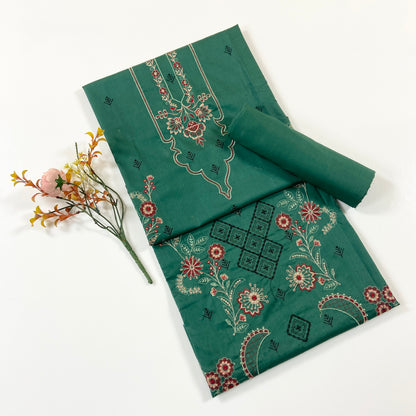 Beechtree Plain Emb Shirt & Trouser Lawn 2PC