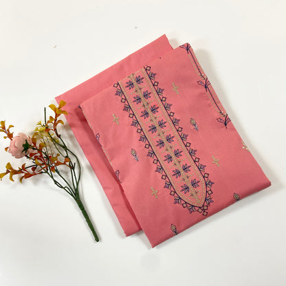 Beechtree Plain Emb Shirt & Trouser Lawn 2PC