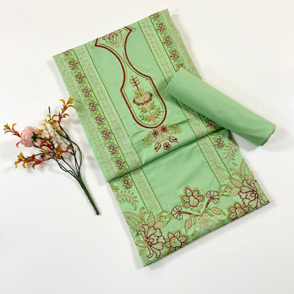 Limelight Plain Emb Shirt & Trouser Lawn 2PC