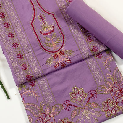 Limelight Plain Emb Shirt & Trouser Lawn 2PC