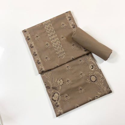 Cross Stitch Plain Emb Shirt & Trouser Lawn 2PC