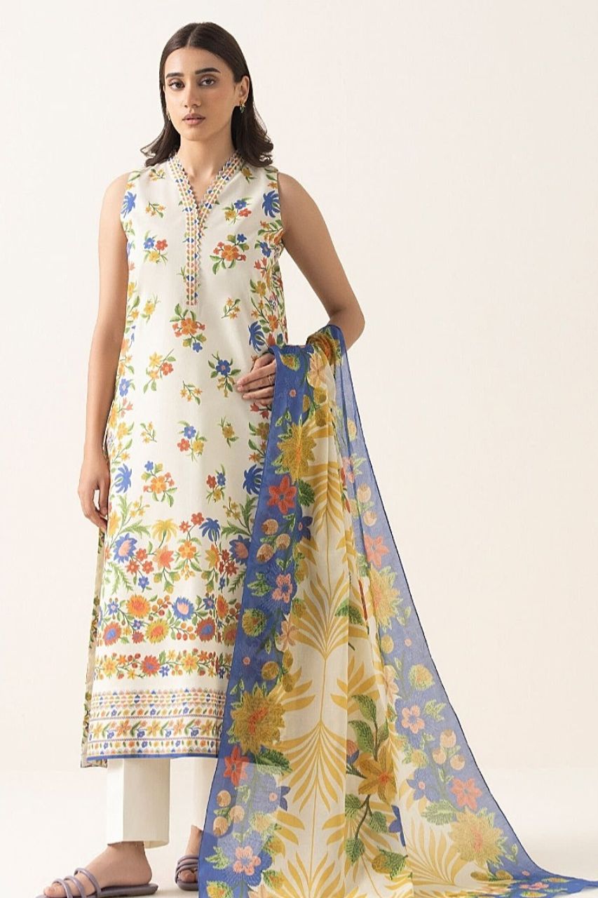 Sukoon By Sapphire Digital Printed Lawn 3PC
