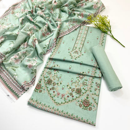 Mausummery Digital Printed Lawn 3PC