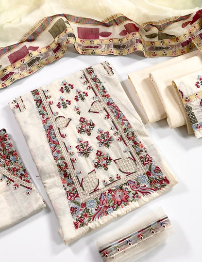 Jazmin Luxury Embroidered Lawn 3PC