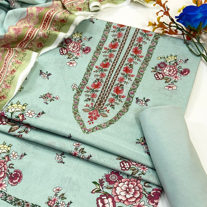 Mausummery Digital Printed Lawn 3PC