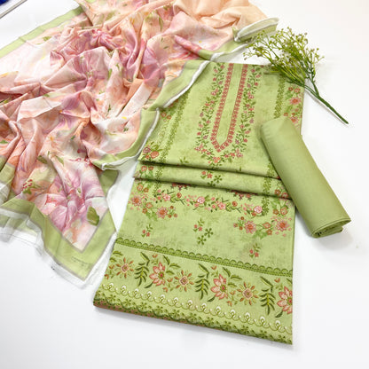 Mausummery Digital Printed Lawn 3PC