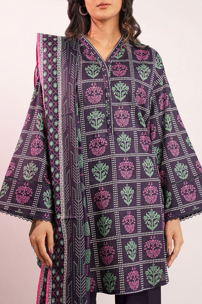 Saya Premium Printed Lawn 3PC