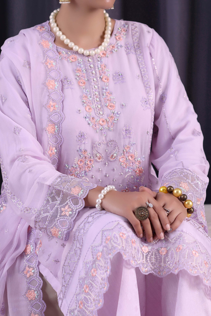 Noor Jahan | Embroidered | Chiffon