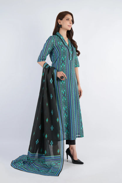 Bareeza Printed Khaddar 3PC