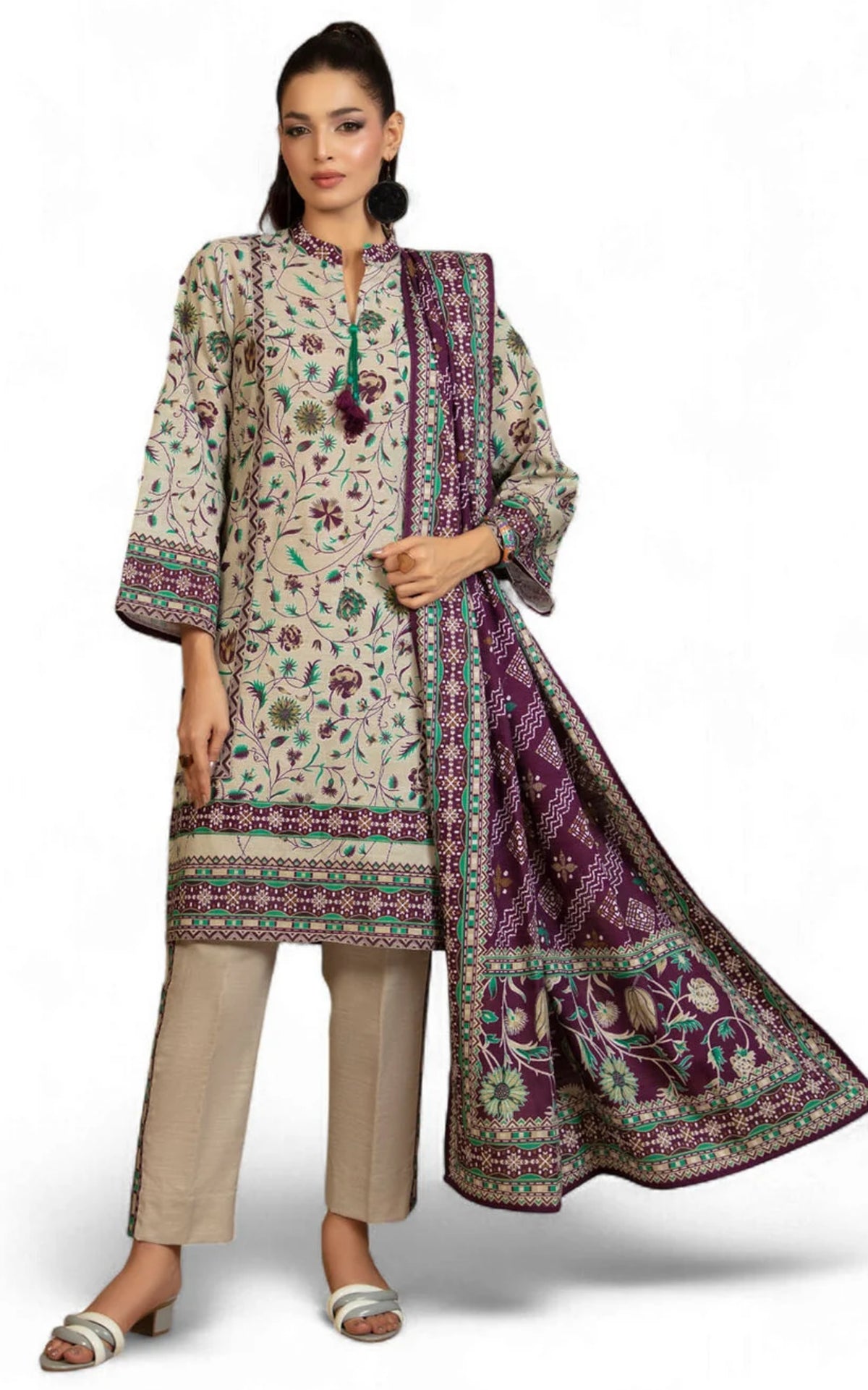 Gul Ahmed Digital Printed Lawn 3PC